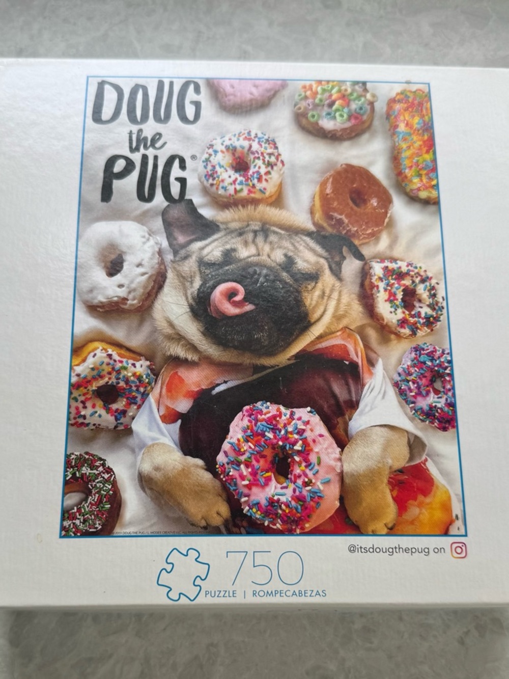 Donut Puzzle - Pink/Multicolor 750-Piece
